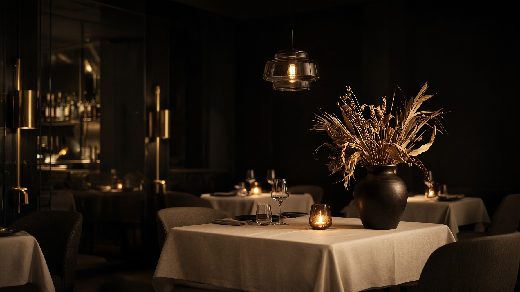 WURA dining room at night